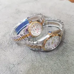 ست ساعت مچی عقربه ای زنانه و مردانه مدل دیتجاست - فروشگاه دالانپر