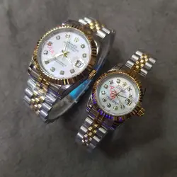 ست ساعت مچی عقربه ای زنانه و مردانه مدل دیتجاست - فروشگاه دالانپر