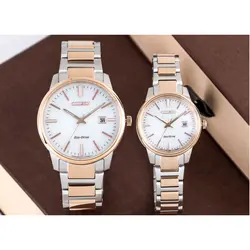 ست ساعت مچی عقربه ای زنانه و مردانه سیتی زن مدل EW2596-89A BM7526-81A - فروشگاه دالانپر