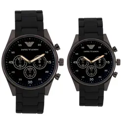 ست ساعت مچی عقربه ای زنانه و مردانه مدل EMA 4020 - ME - فروشگاه دالانپر