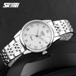 ست ساعت مچی عقربه ای زنانه و مردانه اسکمی مدل 9058S - فروشگاه دالانپر