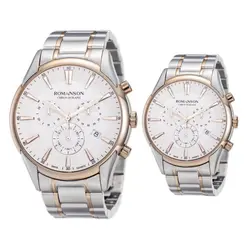 ست ساعت مچی عقربه ای زنانه و مردانه رومانسون مدل TM5A21HMJJ8R5 - فروشگاه دالانپر