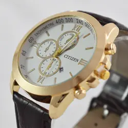 ست ساعت مچی عقربه ای زنانه و مردانه مدل چرم 223S - فروشگاه دالانپر