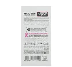کاندوم کاپوت Micro Thin بسته 12 عددی