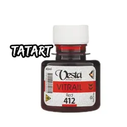 رنگ ویترای وستا - قرمز