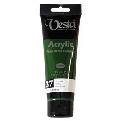 رنگ اکریلیک وستا 75 میل - سبز 37