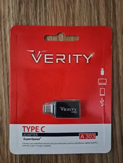 تبدیل تایپ سی وریتی مدل A303 - فروشگاه لوازم جانبی کالا متین