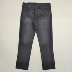 شلوار لی ذغال سنگی کد 1956