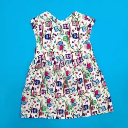 پیراهن ساحلی نخی