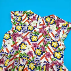 پیراهن ساحلی نخی