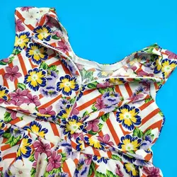 پیراهن ساحلی نخی