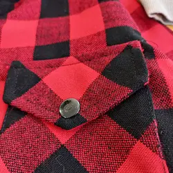 پیراهن هودی کشمیر چهارخونه