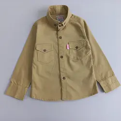 پیراهن کتان دو جیب