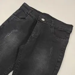 شلوار لی بوت کات ذغالی