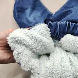 شلوار لی خزدار 2213