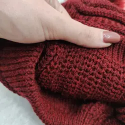 کلاه شال گردن پوم دار راه راه