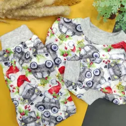 بلوز شلوار مخمل کریسمسی