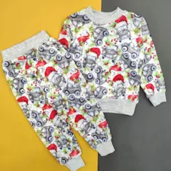 بلوز شلوار مخمل کریسمسی