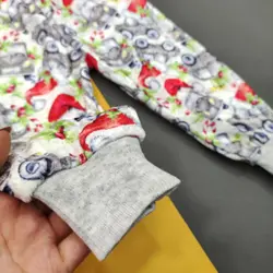 بلوز شلوار مخمل کریسمسی