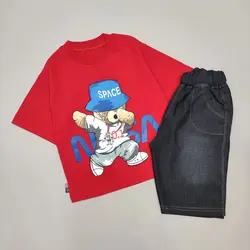 تیشرت شلوارک لی تدی Space