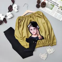 بلوز مجلسی چرم دخترانه