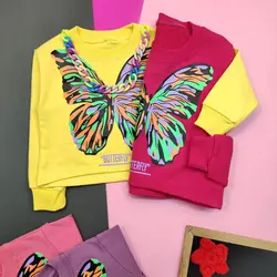 کراپ آستین بلند پروانه