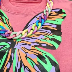 کراپ آستین بلند پروانه