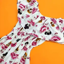 پیراهن ساحلی دخترانه