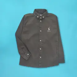 پیراهن ساده آستین بلند polo