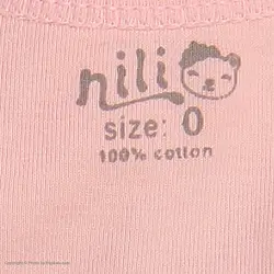 بلوز نوزادی دخترانه نیلی مدل love ly 8615