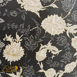 فرش 1200 شانه کاشان طرح زرین مهر دودی