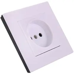 پریز برق ساده جهان الکتریک مدل کریستال