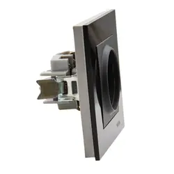 پریز برق ارت دار ویرا مدل کریستال - کرمی شاپ (فروشگاه آنلاین الکتریکی کرمی)