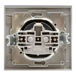 پریز برق ارت دار ویرا مدل کریستال - کرمی شاپ (فروشگاه آنلاین الکتریکی کرمی)