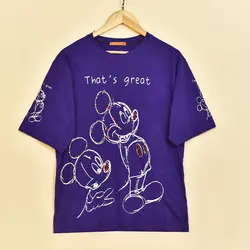 4952 - تیشرت میکی موس منجوق دوزی رنگی بسته 10 عددی ( عمده )