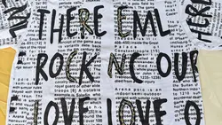 4964 - کراپ منجوق دوزی طرح روزنامه ای بسته 10 عددی