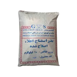 بذر سبزی اسفناج اصلاح شده 1 کیلویی - کیمیاکشت