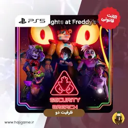 اکانت قانونی بازی Five nights at freddy’s : security breach برای PS5 | ظرفیت دو - حاجی گیم مرکز فروش نقد و اقساط انواع میز و صندلی