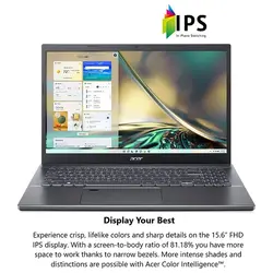 لپ‌ تاپ 15.6 اینچی ایسر مدل Aspire 5 A515-57G-51RC 8GB 512GB SSD