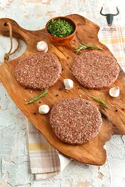 همبرگر مخلوط گوسفند و گوساله
