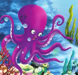 کتاب خردسال هشت پای عصبانی