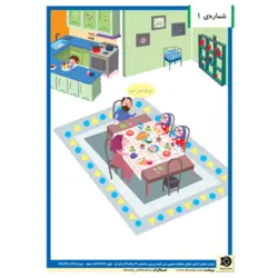 لوح تصویری ریاضی ویژه اول دبستان