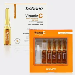 ویال ویتامین سی باباریا مدل babaria Vitamin C Ampollas Antiox Defense
