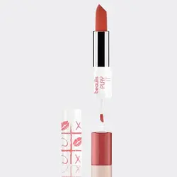 رژ لب جامد و مایع بیولیس beaulis Play IT Matte Lipstick 4g Lip Gloss 5.5ml