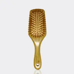 برس چوب بامبو گارلند سایز متوسط مدل garlaind brush hair