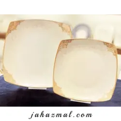 سرویس چینی پردیس طرح بوگاتی طلایی 30 پارچه کد 484b