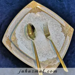 سرویس چینی پردیس طرح بوگاتی طلایی 30 پارچه کد 484b