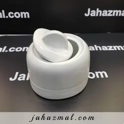 قندان هتلی سفید چینی زرین