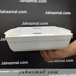لازانیا خوری دو نفره هتلی سفید چینی تقدیس