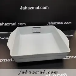 لازانیا خوری دو نفره هتلی سفید چینی تقدیس
